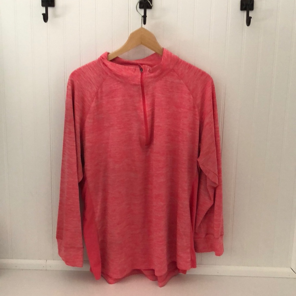 Pink long sleeved pullover